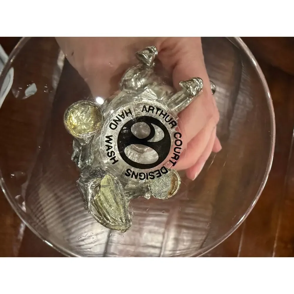 Arthur Court set of 2 Horse wine glasses